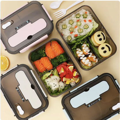 Microwaveable Plastic Bento Box